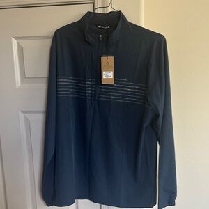 Travis Mathew Men's Blue Windbreaker
